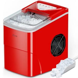 Silonn Countertop Ice Maker with Self-Cleaning Feature