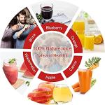 3.17Gal/12L Fruit Wine Press, Cast Iron Manual Grape Presser for Wine Making, 100% Nature Wood Basket with 8 Blocks Heavy Duty Manual Juice Cider Wine Making Press for Kitchen Home Outdoor, Oak