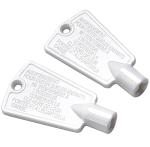 Door Key for Frigidaire Kenmore Freezers (2-Pack)