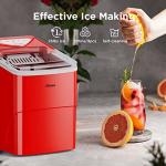 Silonn Countertop Ice Maker with Self-Cleaning Feature