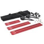 Stair Tread Template Tool – Stair Tread Gauge, Hidden Screw Slide Rail Stair Tools for Stair Measuring Tool Stair Gauge Jig Stair Template Stair Step Tool, Woodworking Shelf Template Projects