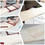 Stair Tread Template Tool – Stair Tread Gauge, Hidden Screw Slide Rail Stair Tools for Stair Measuring Tool Stair Gauge Jig Stair Template Stair Step Tool, Woodworking Shelf Template Projects