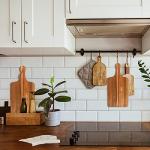 10 Packs Acacia Wood Cutting Board, 15 x 7 Inch Plain Chopping Board with Handles Large Serving Board Wooden Kitchen Cutting Board Bulk with Ropes for Vegetables Meat Pizza Cheese Fruit Bread