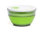PrepWorks 4 Qt Collapsible Salad Spinner – Space-Saving, BPA-Free, Easy-to-Use for Quick Salad Washing & Drying, Dishwasher Safe