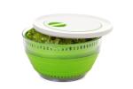 PrepWorks 4 Qt Collapsible Salad Spinner – Space-Saving, BPA-Free, Easy-to-Use for Quick Salad Washing & Drying, Dishwasher Safe
