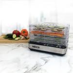 NESCO FD-5TC Snackmaster Food Dehydrator – 5 BPA-Free Trays, Adjustable Temp Control, Compact Design for Jerky, Fruit, Herbs, Pet Treats, 420W