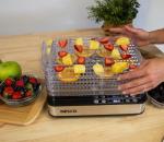 NESCO FD-5TC Snackmaster Food Dehydrator – 5 BPA-Free Trays, Adjustable Temp Control, Compact Design for Jerky, Fruit, Herbs, Pet Treats, 420W