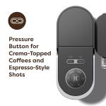 Keurig K-Crema Single Serve K-Cup Pod Coffee Maker, PressureInfusion & MultiStream Technology, Brews Crema-Topped Coffee, Espresso-Style Shots, Classic Coffee, Tea, Cocoa, 72 oz Removable Reservoir