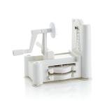 Paderno World Cuisine 3-Blade Vegetable Slicer / Spiralizer, Counter-Mounted and includes 3 Stainless Steel Blades