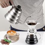 Pour Over Coffee Dripper, Slow Drip Paperless Coffee Filter, Pour Over Coffee Maker for 1-2Cups Brew, Double Mesh Design of Manual Reusable Cone Filter