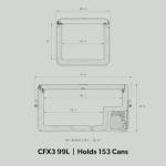 Dometic CFX3 100L Portable AC/DC/Solar Fridge Freezer
