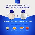 Universal (Medium Size) Caldero 12 Cups - 4.2 QT / 4 L, Stainless Aluminum Pot, Even Heat Distribution and Fast Cooking Dutch Oven Pot, Ergonomic Handles, Ideal for Rice, French Fries, and More