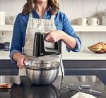 Braun MultiMix 5 Hand Mixer, 350W Electric Mixer with SmartMix Technology, 9-Speed + Turbo, MultiWhisk & Dough Hooks, Lightweight Soft-Grip Design, Black