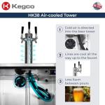 Kegco Triple Tap Undercounter Beer Dispenser