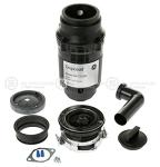 GE Continuous Feed Garbage Disposal, 1/3 Horsepower, Good for Grinding: Fruit Peels, Cooked Pasta, & Cereal, Easy Install Kit Included, Non-Corded, Recommended for 1-2 Person Homes