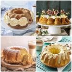 SOV silicone cake pan, silicone Cake Molds, Bakeware Non Stick 10 inch Pan for Jello,Gelatin,cake, Silicone Baking Molds for Cakes, Round Baking Pan (1 pack)