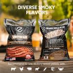 Z GRILLS Wood Pellets for Smoker Grill, 100% All-Natural Hardwood Competition Pellet, 20lbs