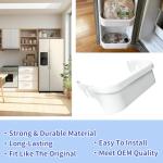 UPGRADED 2 PACK 240351601 Refrigerator Freezer Door Bin Compatible with Frigidaire Kenmore Door Shelf Replace 240351600, 240351607