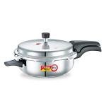 PRESTIGE Deluxe Alpha Induction Base Pressure Pan, Senior, Stainless Steel
