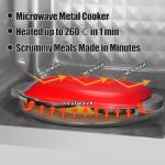 MKYSAIL Quick-Heat Microwave Egg Cooker|Poacher|fryer,Multi-use microwave egg maker for Breakfast Sandwiches,Dishwasher-Safe,Save Time,Portable for Home,Travel,Gifts(red)