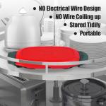 MKYSAIL Quick-Heat Microwave Egg Cooker|Poacher|fryer,Multi-use microwave egg maker for Breakfast Sandwiches,Dishwasher-Safe,Save Time,Portable for Home,Travel,Gifts(red)