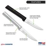 RADA Cutlery Heavy Duty Paring Knife, Silver Handle
