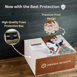 Drinking Glasses Set of 4 - Elegant Glass Cups for Water, Ice Tea & Mixed Drinks, Durable for Everyday Use & Outdoor Events, Unique Textured Design