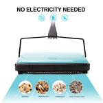 Yocada Carpet Sweeper Cleaner for Home Office Low&Undercoat Carpets Rugs Pet Hair Dust Scraps Paper Small Rubbish Cleaning with a Brush Blue