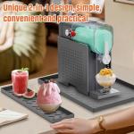 Silicone Mat for Ninja Slushie Machine&Ninja Creami- Removable 22.5"*15"*0.7" Countertop Protector Mat,Concave Convex Design, Leak-Proof and Slip-Resistant ice Gream Maker&Slushie Machine Accessories