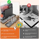 Silicone Mat for Ninja Slushie Machine&Ninja Creami- Removable 22.5"*15"*0.7" Countertop Protector Mat,Concave Convex Design, Leak-Proof and Slip-Resistant ice Gream Maker&Slushie Machine Accessories