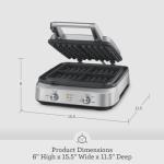 Breville Smart Waffle Maker BWM604BSS, 4 Slice