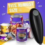 One Touch Battery Operated Electric Can Opener Fits Almost Size Can With Smooth Edge, Hands Free Electric Can Openers for Kitchen, Kitchen Gadgets Automatic Can Opener for Seniors, Arthritis