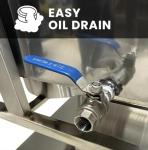 12 Gallon Deep Fryer Cart with Basket Lift | Portable 4 Wheel Large Batch Fryer | Stainless Steel | Outdoor Propane Frying Cart for Turkey, Fish, and More | Commercial & Backyard Use | Patent Pending