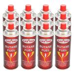 Gas One 12 Pack - 8oz Camping Fuel Canisters for Portable Gas Stoves - UL Safety Certified - Made In Korea