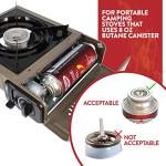 Gas One 12 Pack - 8oz Camping Fuel Canisters for Portable Gas Stoves - UL Safety Certified - Made In Korea