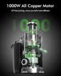 1300W Centrifugal Juicer, 3.2" Wide Chute, High-Yield Juice Extractor, Copper Motor, 3-Speed, Easy Clean, Non-BPA