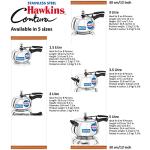 Hawkins 3 Litre Contura Pressure Cooker, Stainless Steel Inner Lid Cooker, Handi Cooker, Induction Cooker, Silver (SSC30)