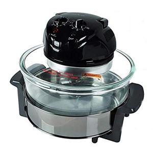 NutriChef Convection Countertop Toaster Oven - Healthy Kitchen Air Fryer Roaster Oven, Bake, Grill, Steam Broil, Roast & Air-Fry - Includes Glass Bowl, Broil Rack and Toasting Rack, 120V - AZPKCOV45