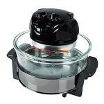 NutriChef Convection Countertop Toaster Oven - Healthy Kitchen Air Fryer Roaster Oven, Bake, Grill, Steam Broil, Roast & Air-Fry - Includes Glass Bowl, Broil Rack and Toasting Rack, 120V - AZPKCOV45