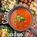 Artestia Swiss Fondue Set for Party - 2L Large Capacity Cheese Fondue Pot Melting Chocolate, Ceramic Fondue Pot, 6 Fondue Forks, Christmas, Wedding Gifts (Rockies Reverie)