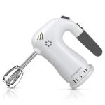 Max Life 5-Speed Electric Hand Mixer, White, With Beater Stand, Superior Power and Efficiency