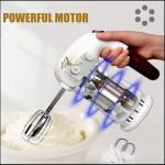 Max Life 5-Speed Electric Hand Mixer, White, With Beater Stand, Superior Power and Efficiency