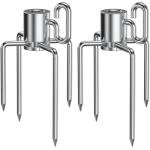 Onlyfire 6002 Rotisserie Meat Forks(1-Pair) for Grills-Fits 1/2-Inch hexagon & 3/8-Inch and 5/16-Inch square Spit Rods