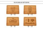 Custom Cutting Board for Hanukkah & Shabbat Shalom, Challah Cutting Board, Engraved Gifts for Jewish Wedding and Family Kitchen Decorations, Personalized Charcuterie Board, Housewarming Gifts