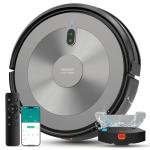 Robot Vacuum and Mop Combo, 3 in 1 Robotic Vacuum Cleaner with 4000Pa Max Suction Brushless Motor, Tangle Free, Auto Charging, Schedule, App/Remote Control, Ideal for Hard Floor, Pet Hair, Carpet