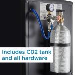 Danby DKC054A1BSLDB 5.4 Cu.Ft. Kegerator, Auto Defrost and Mechanical Thermostat, Keg Cooler with Scratch-Resistant Worktop and Reversible Door Hinge, Single Tap, Steel