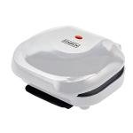 Dominion 2-Serving Classic Plate Electric Indoor Grill and Panini Press, Easy Storage & Clean, Perfect for Breakfast Grilled Cheese Egg & Steak, White