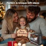 RVZHI Barbecue Grill Light, 360°Rotation for BBQ with 10 Super Bright LED Lights- Heat Resistant,100lm LED BBQ Light for Gas/Charcoal/Electric Grill-Battery Included-Gift for Thanksgiving/Xmas