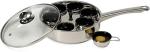 ExcelSteel 6-Cup Stainless Steel Egg Poacher