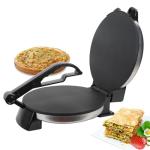 10 inch Roti Maker,Tortilla Maker Machine,Cast Iron Heavy Duty Tortilladora Press,Non Stick Surface, Non-Slip Feet,Crepe Maker, Dough Maker for Flour Tortilla,Black